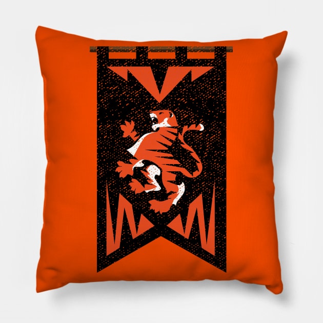 House of Cincinnati Banner Pillow by SteveOdesignz