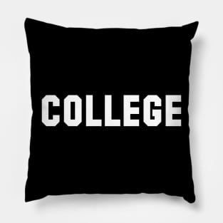 College Pillow