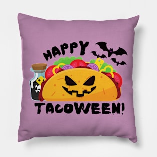 Happy Tacoween Pillow