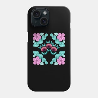 Floral doodles Phone Case