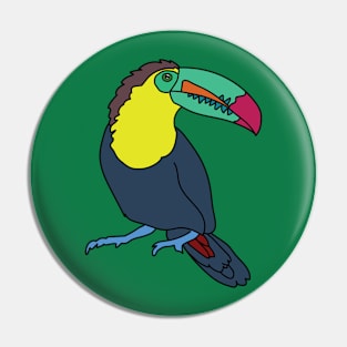 Toucan By Courtney Graben Pin