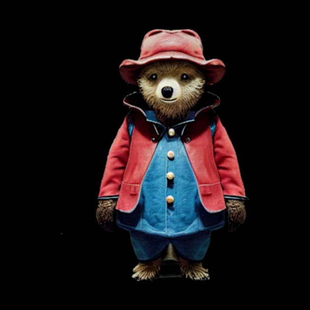 Paddington Bear in Red & Blue coat by Kit'sEmporium