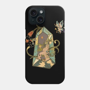 Vintage Hand Flower with Butterfly Phone Case