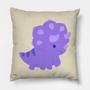 Cute Baby Triceratops Pillow