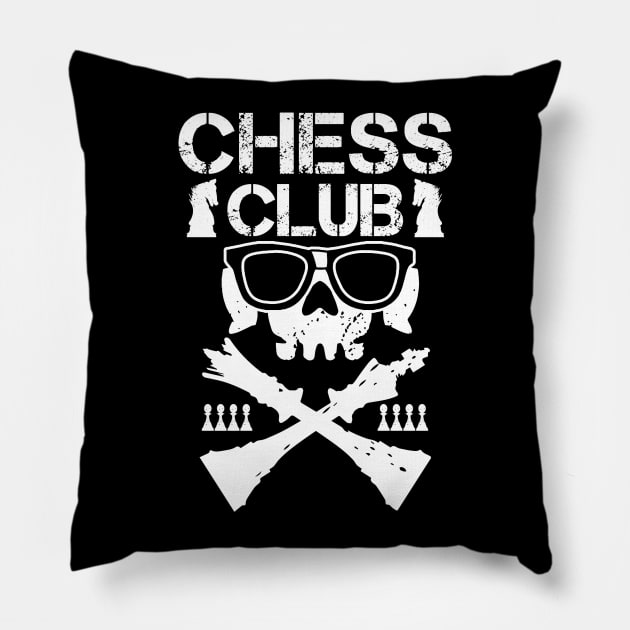 Chess Club Pillow by Romeo Falcon