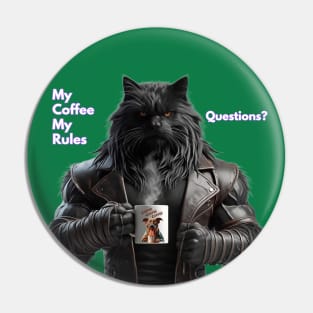Big Coffee Cat by focusln Pin