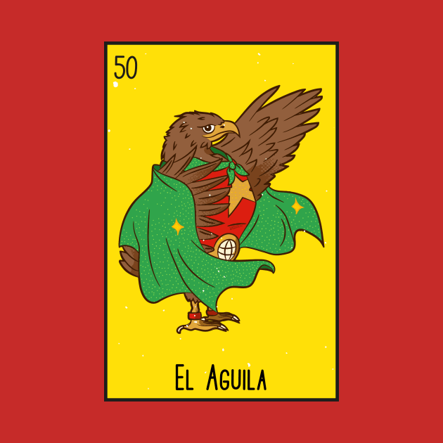 El Aguila // Mexican Luchador Loteria Card by SLAG_Creative