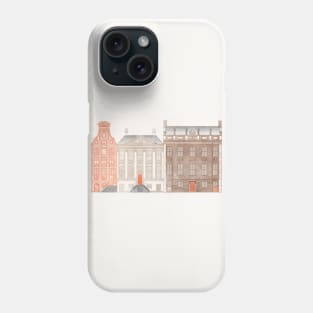 Amsterdam canal houses by Johan Teyler Phone Case