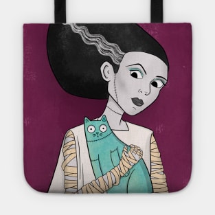 The Bride of Frankenstein's Cat Tote