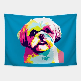 Shih Tzu Pop Art - Dog Lover Gifts Tapestry