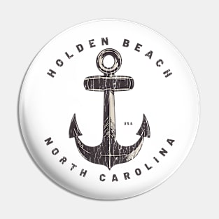 Holden Beach, NC Summertime Vacationing Big Anchor Pin