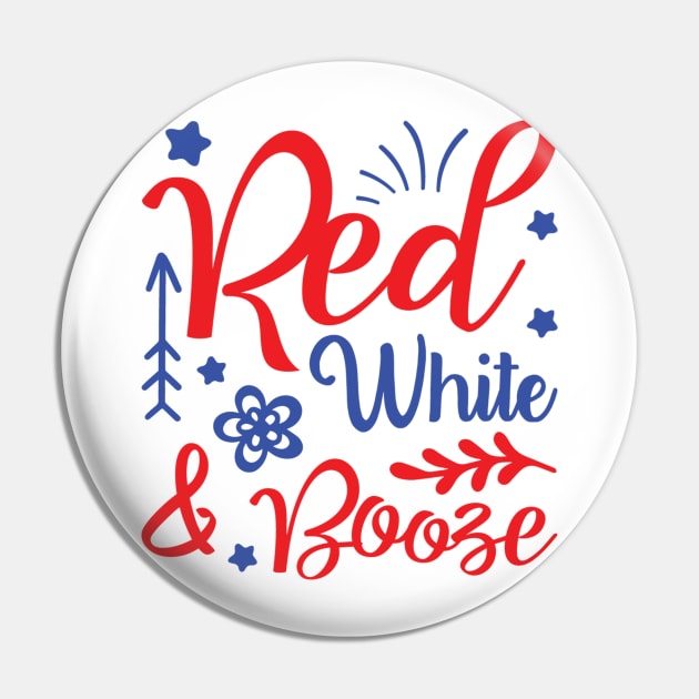 Red White And Booze Pin by hallyupunch