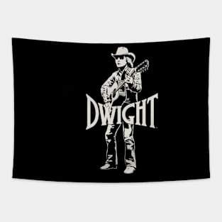 Dwight Yoakam Playing Guitar Tapestry