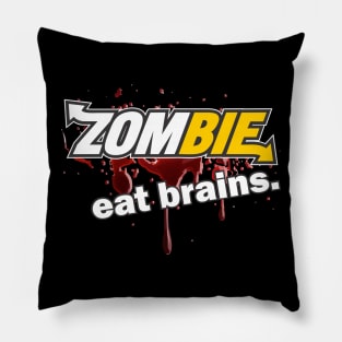 Zombie Eat Brains Pillow