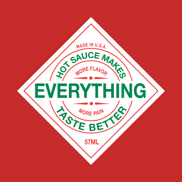 Hot Sauce Makes Everything Taste Better by Schroenuff