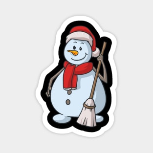 Snowman Winter Snow Christmas Xmas 2 Magnet