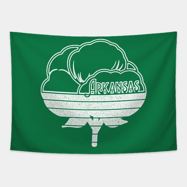 Arkansas Cotton Boll Tapestry by rt-shirts