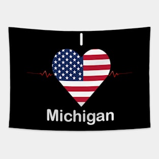 I love Michigan Tapestry