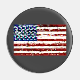 Artsy Flag Pin