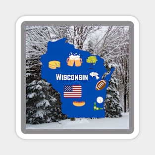 Wisconsin a Great Place by a Great Lake Magnet