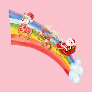 Rainbow Bridge for Christmas T-Shirt