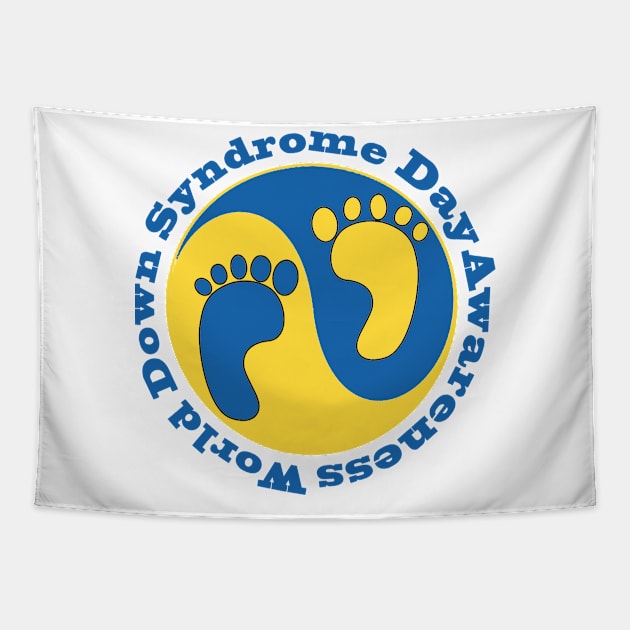 World Down Syndrome Tapestry by Dimion666