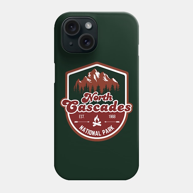 North Cascades National Park Phone Case by FullOnNostalgia