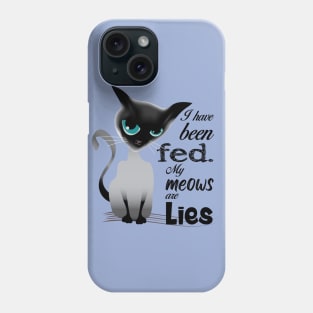 cat mother coffe lover (dark lettering) Phone Case