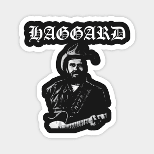 Merle Haggard Metal design Magnet