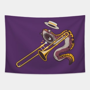 Funky Dixie Lamprey Character Tapestry