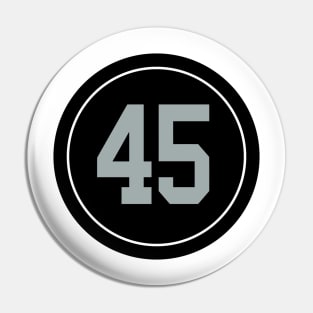 The Alec Ingold Number 45 Jersey Las Vegas Raiders Pin