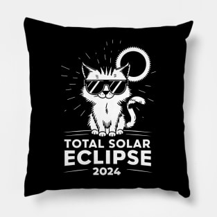 cute eclipse Pillow