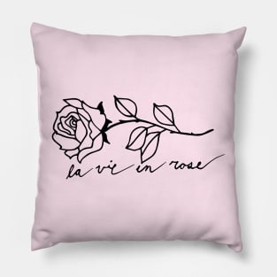 La Vie En Rose Pillow