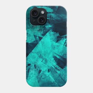 Dark teal abstract Phone Case