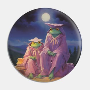 Frogs Wizards Pin