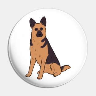 german shepherd dog Pin