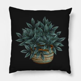 House Plant in Pottery | Cherie's Art(c)2021 Pillow