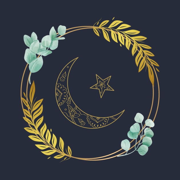 Crescent Moon by Zippy's Tees