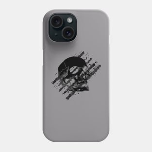 black skull design Phone Case