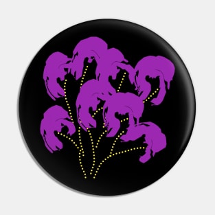 Fantasy flower vector Pin