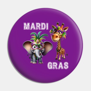 Kids Mardi Gras Youth Shirt Boys Mardi Gras Shirt Girls Mardi Gras Carnivale Shirt Mardi Gras Kids Mardi Gras TShirt Mardi Gras Top for Kids T-Shirt Pin