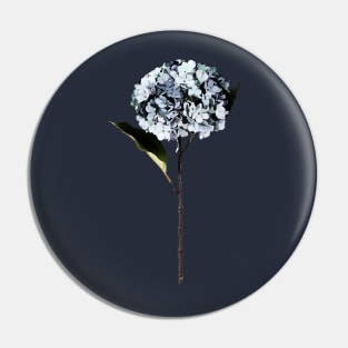 Blue Hydrangea Pin