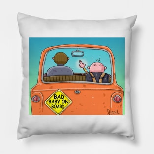 Bad Baby on Board Pillow