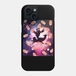 Cowboy Space Sloth On Deer Unicorn - Hot-Dog Phone Case