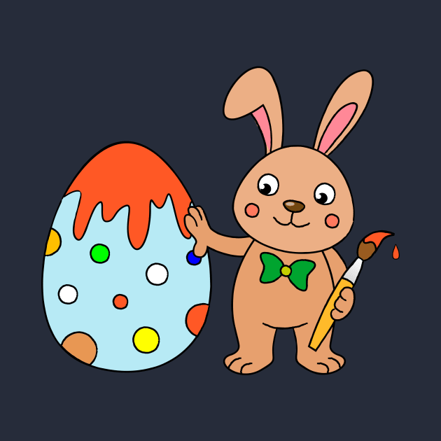 Easter Bunny with Egg by samshirts