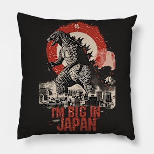 I'm Big in Japan - vintage illustration Pillow