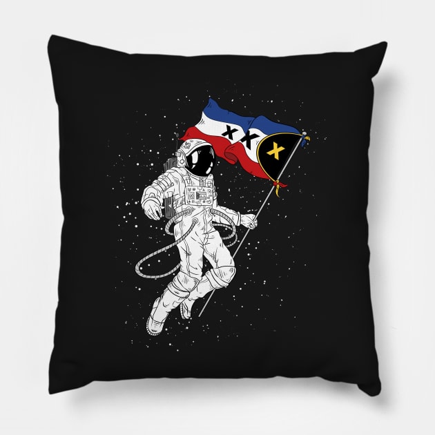 Fundy Space Program Pillow by Wyyrmwood