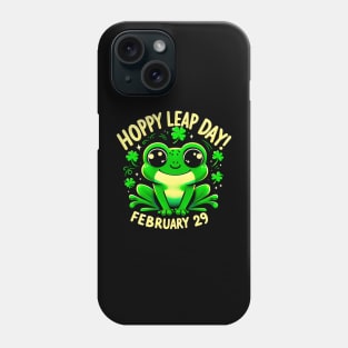 Funny Frog Hoppy Leap Day February 29 Birthday Leap Year Phone Case