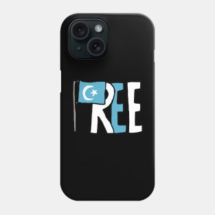 Free The Uyghurs Phone Case