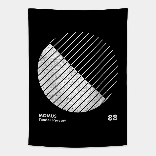 Momus / Tender Pervert / Minimal Graphic Design Tribute Tapestry by saudade